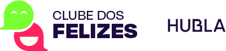 Logos Clube dos felizes e hubla